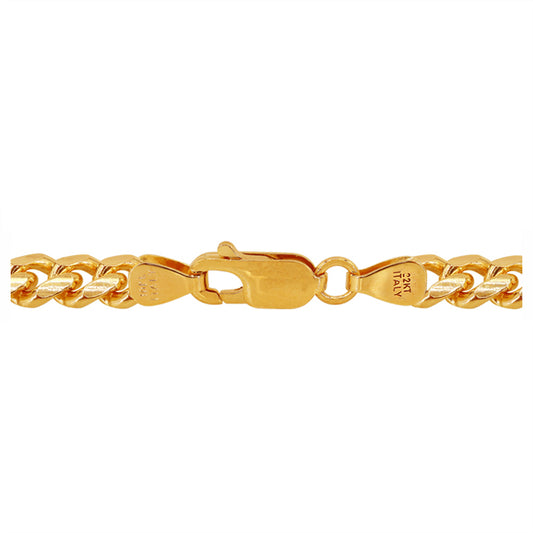 22KT Gold Miami Cuban chain(3.46mm)