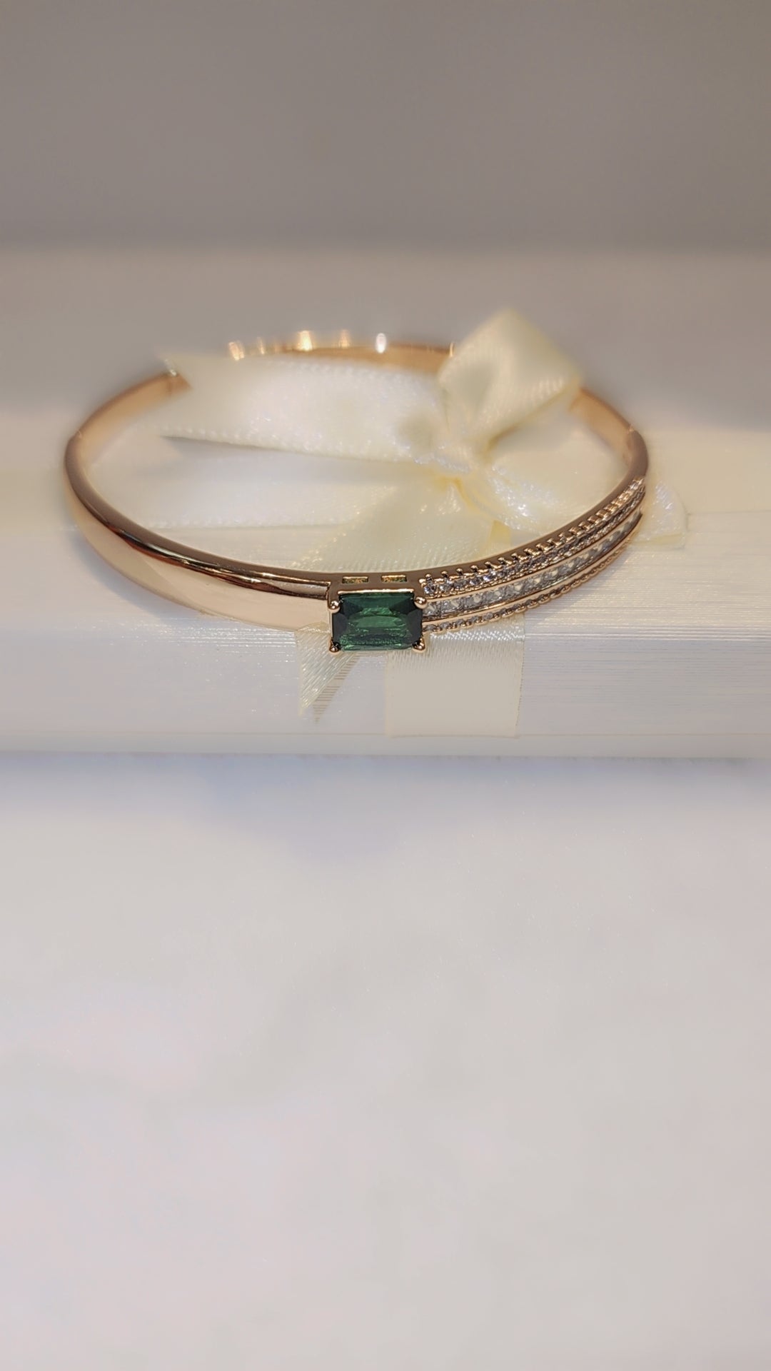 Gold plated bangle