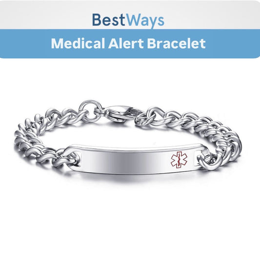 BestWays™️ Medical Alert Bracelet – Life-Saving Style