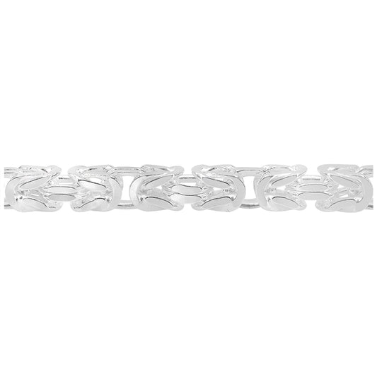 Sterling silver byzantine chain(5.1mm)
