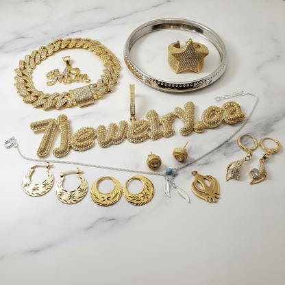 ਛੋਟੇ ਕਰਸਿਵ ਅੱਖਰ ਅਨੁਕੂਲਿਤ DIY ਤੋਹਫ਼ੇ ਹਾਰ ਦੇ ਗਹਿਣੇ