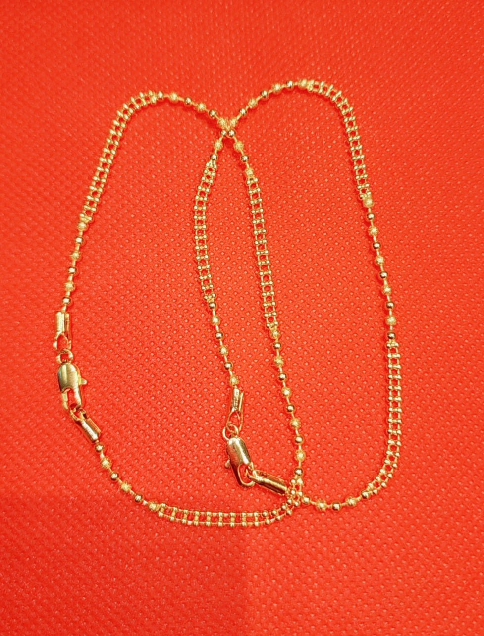 Gold plated Anklet