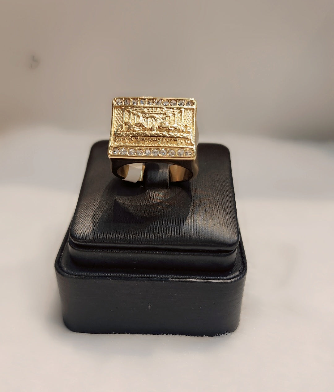 Gold plated Last Supper ring