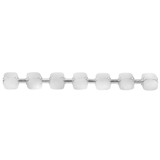 Sterling silver cube chain (2.3)
