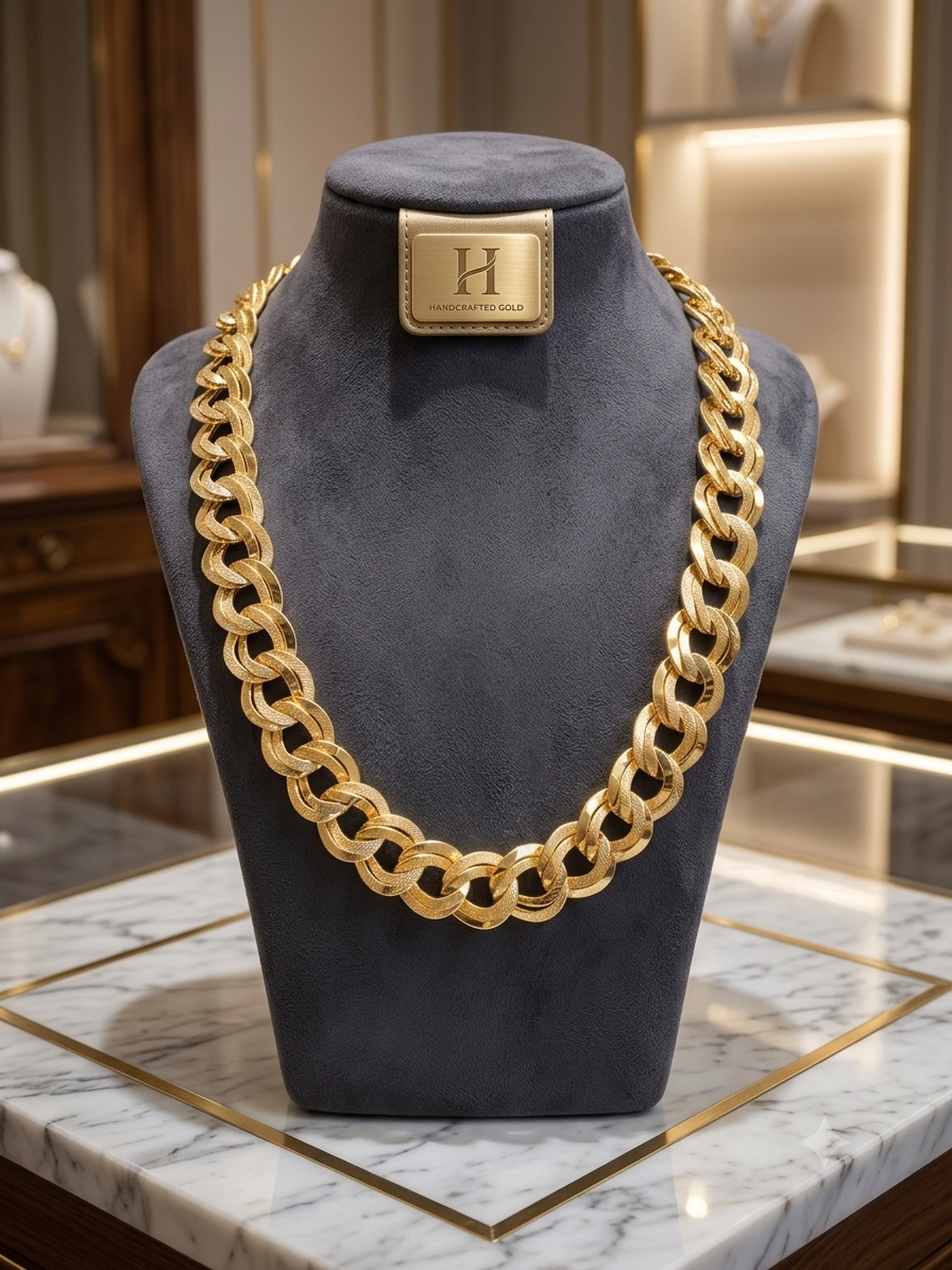 Gold  Plated Cuban Link Chain