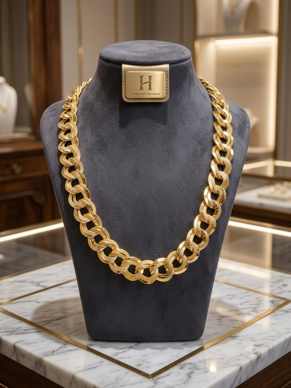 Gold  Plated Cuban Link Chain