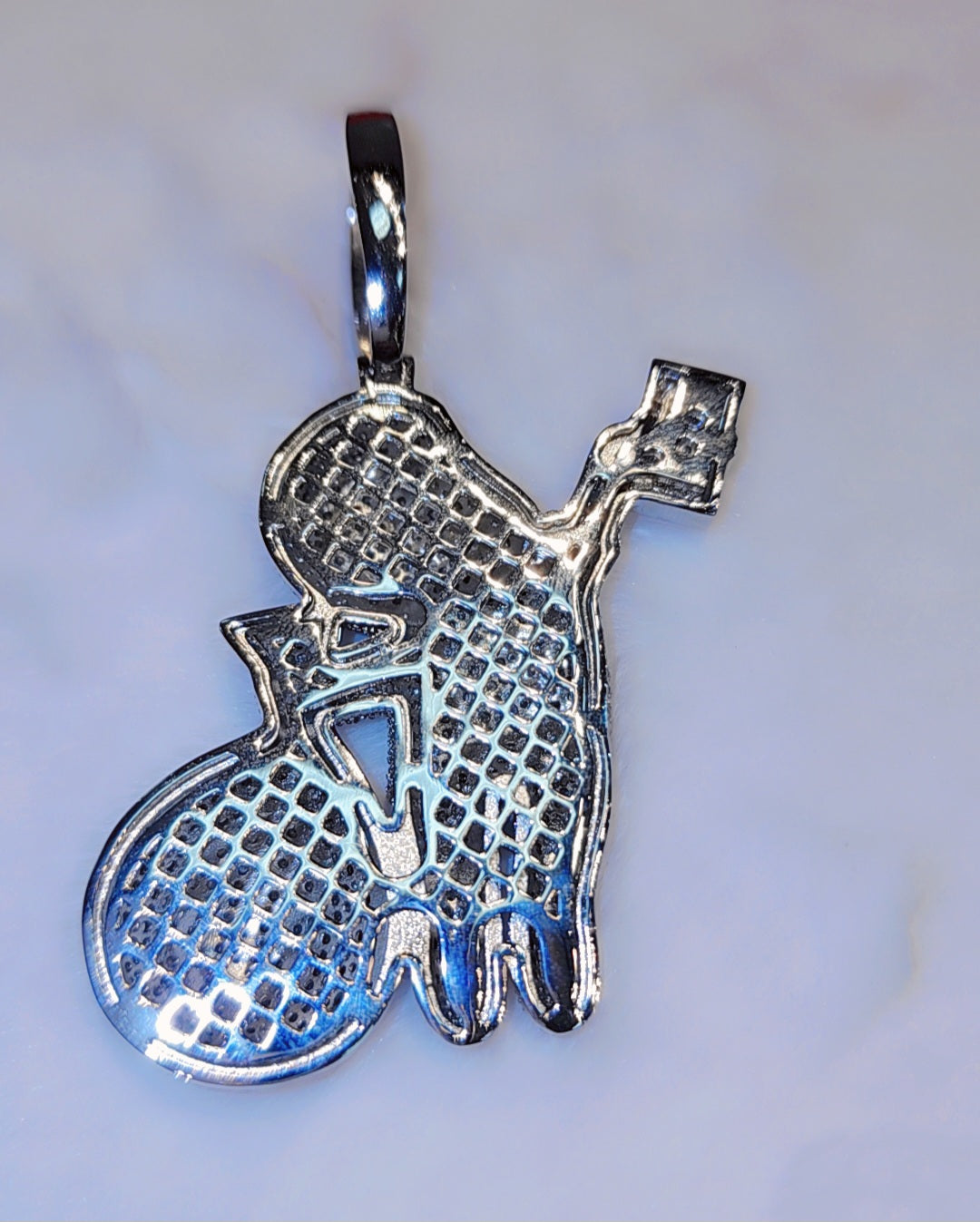 Iced out Money Man pendant