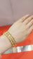 Gold plated bracelet