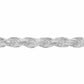 Sterling silver diamond cut rope chain(1.8mm)