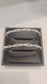 Real silver bangles  cubic zirconia stone