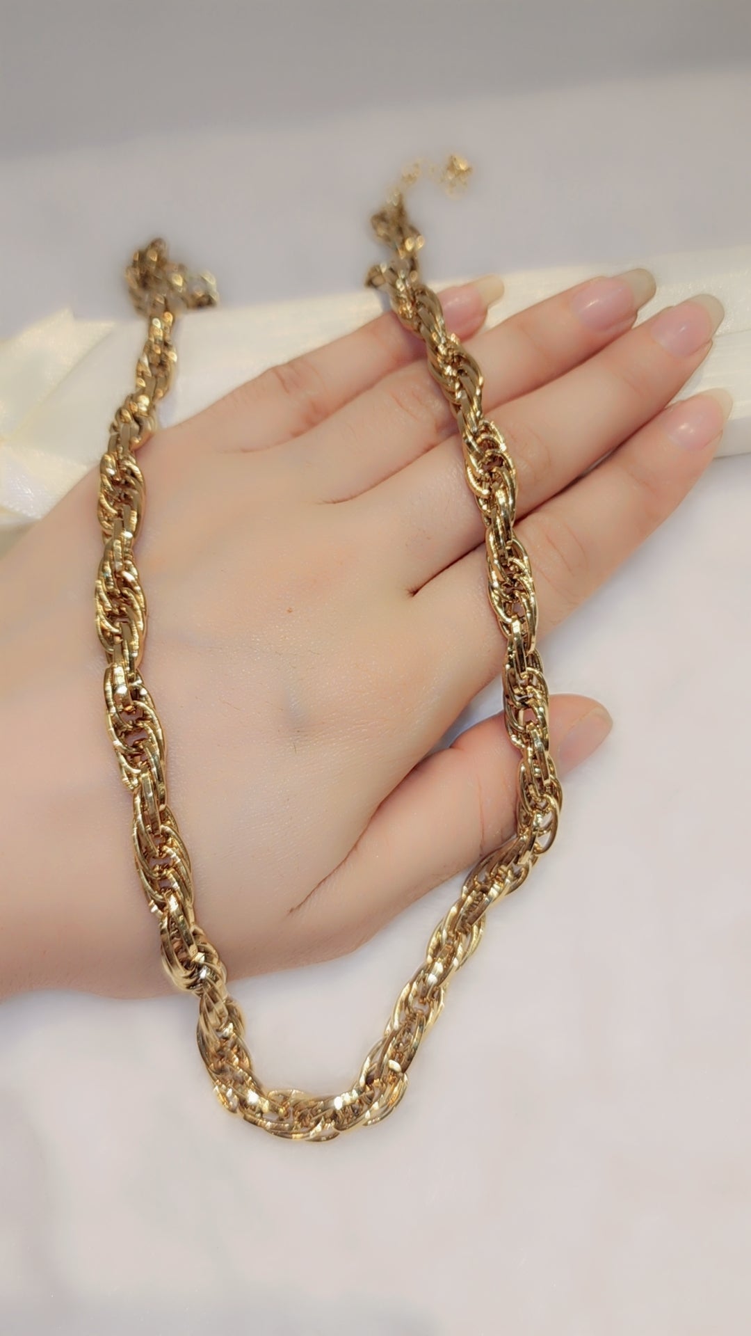 Gold plated chains