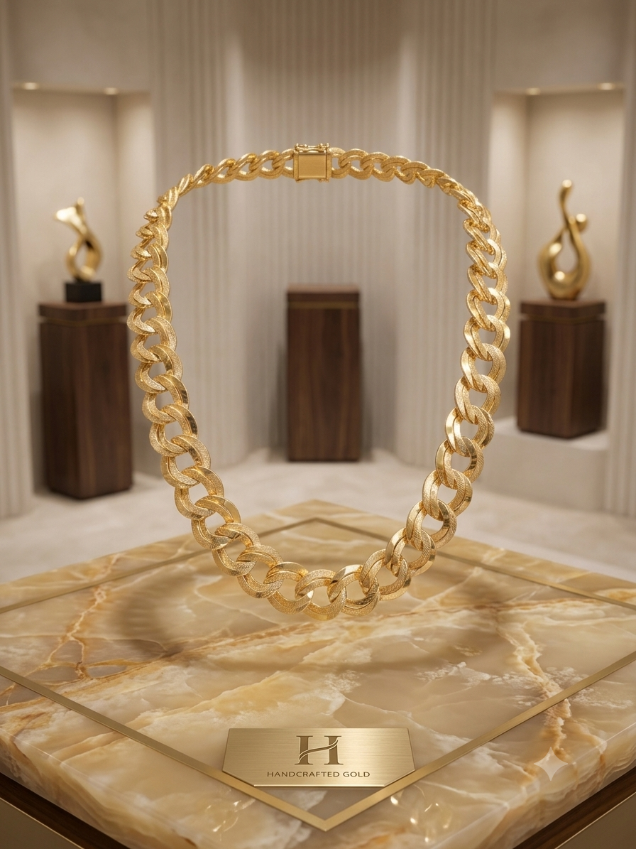 Gold  Plated Cuban Link Chain