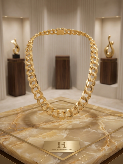 Gold  Plated Cuban Link Chain