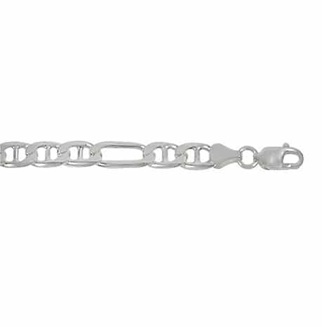 ਸਟਰਲਿੰਗ ਸਿਲਵਰ ਫਿਗਾਰੂਚੀ ਚੇਨ (8.8mm)