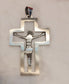 Stainless steel cross pendant