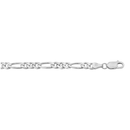 ਸਟਰਲਿੰਗ ਸਿਲਵਰ ਫਿਗਾਰੋ ਚੇਨ (5.6mm)