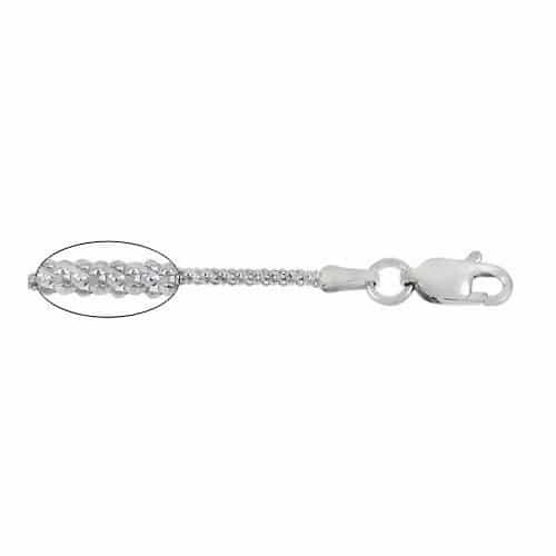 Sterling Silver Korean chain(1.7mm)