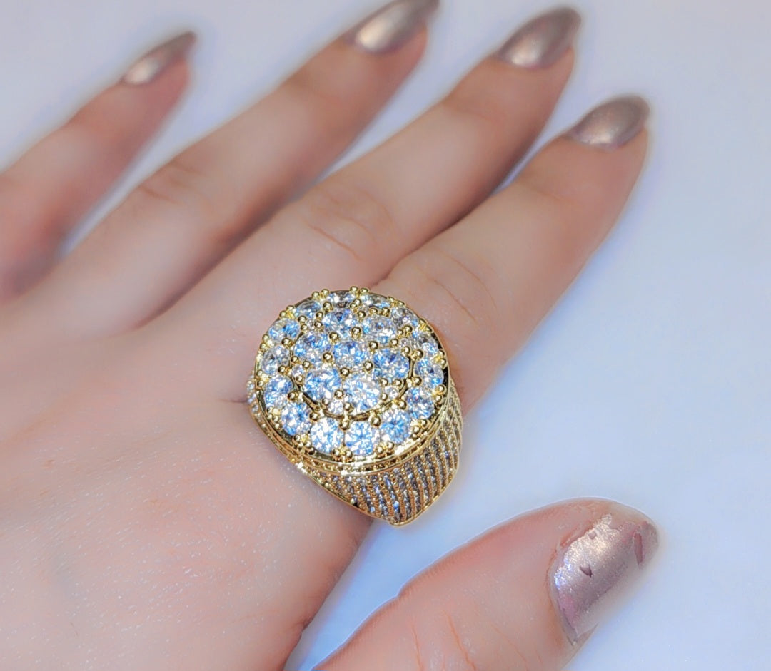 Gold plated ring