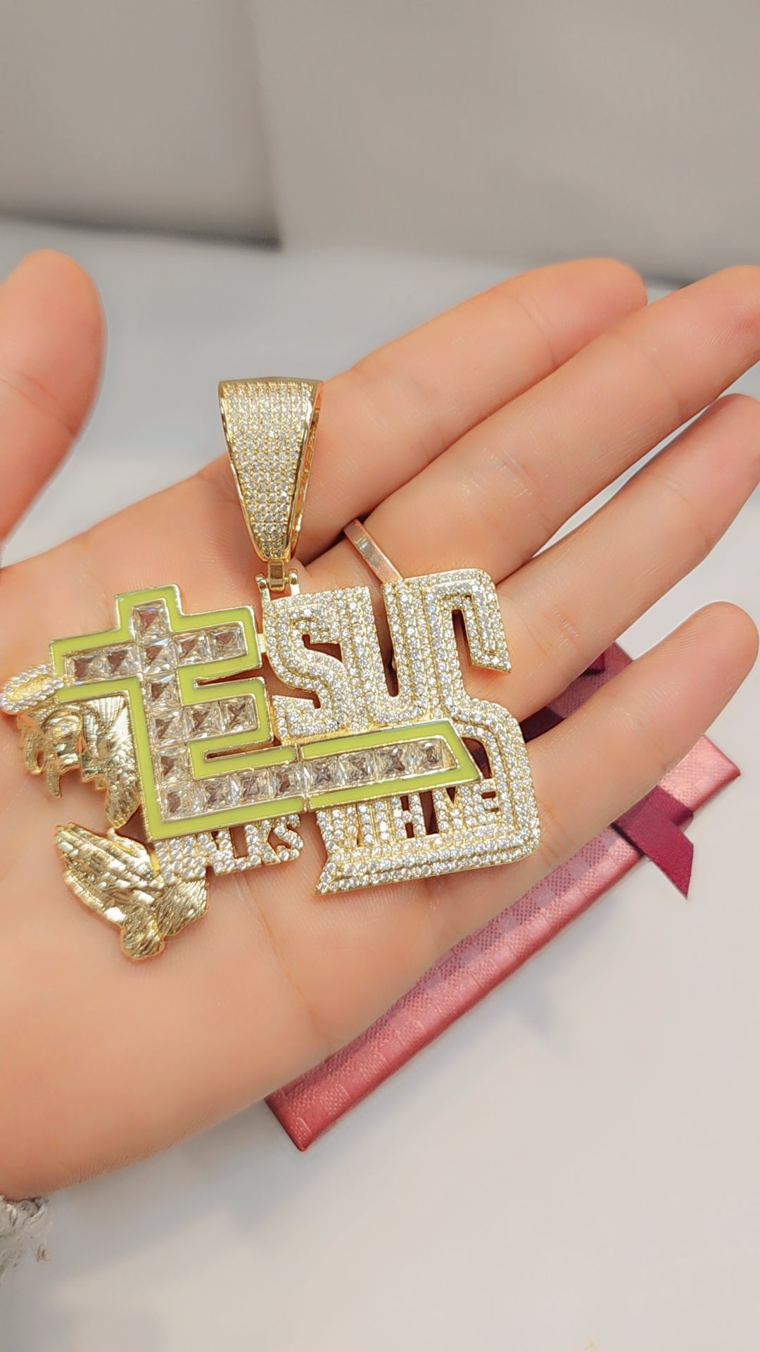 Iced out pendant