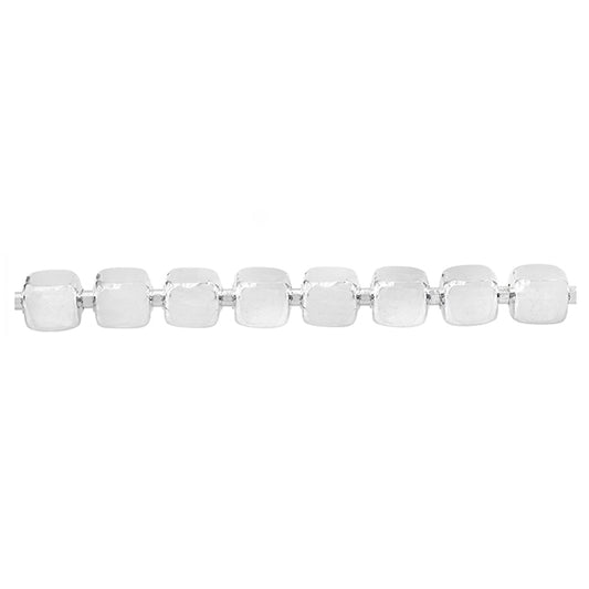 Sterling silver cube chain (2mm)