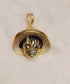 Iced out gold plated One Piece Anime pendant