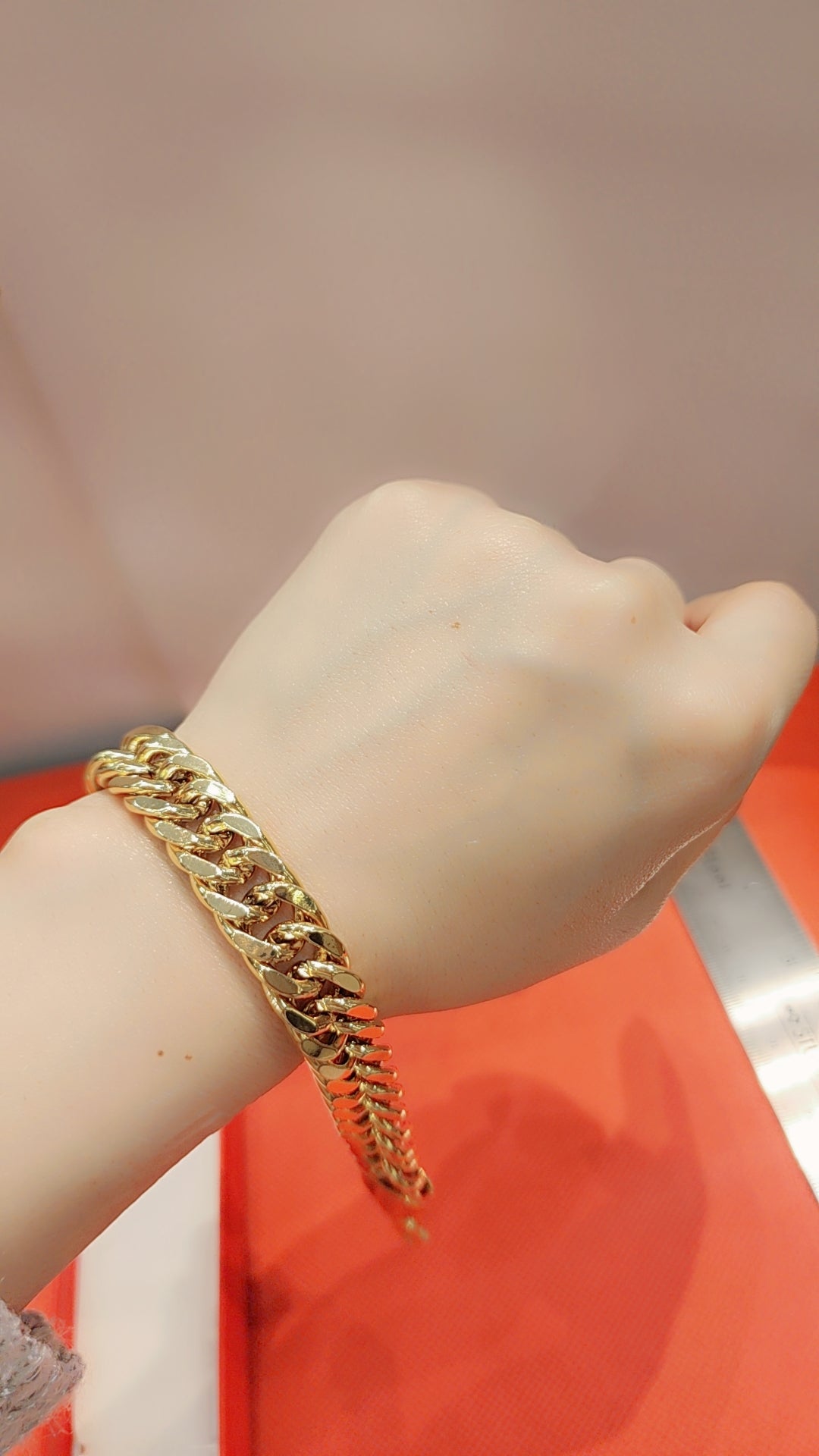 Gold plated bracelet