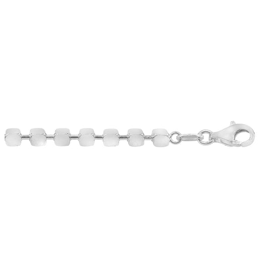 Sterling silver cube chain (2.3)
