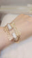 Gold plated bangle