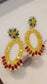 Gold plated earring