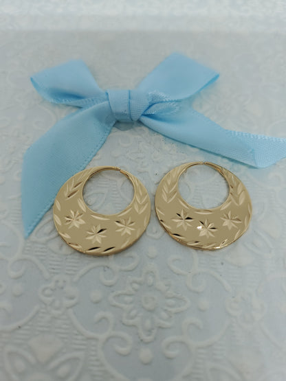 Classic and Modern PVD 18k Gold Filled Nattiyan Earrings