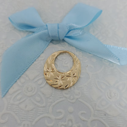 Classic and Modern PVD 18k Gold Filled Nattiyan Earrings