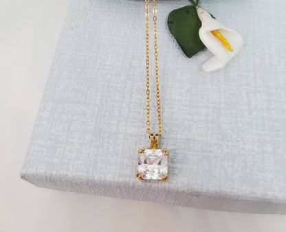 Collier tendance en or rempli