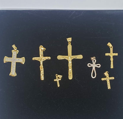 18-K GP Holy Cross & Crucifix