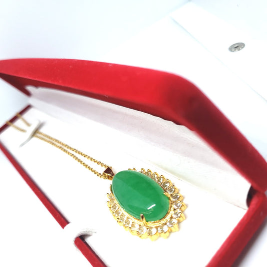 Collier en jade véritable
