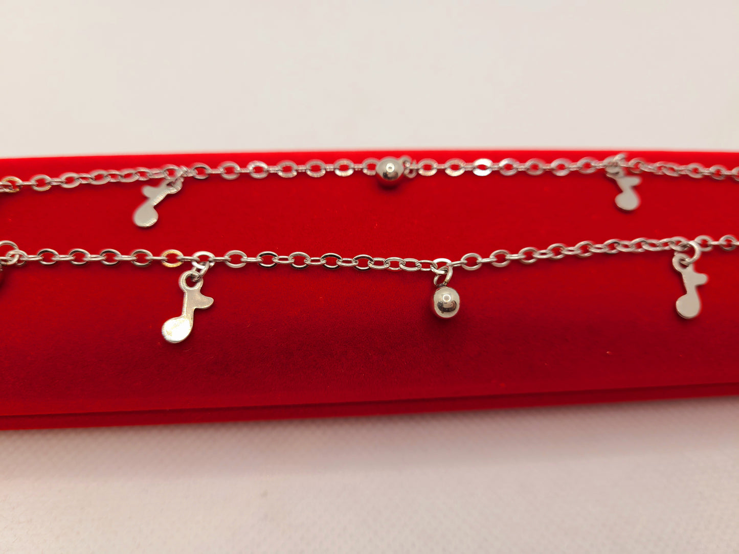 Stainless steel anklet