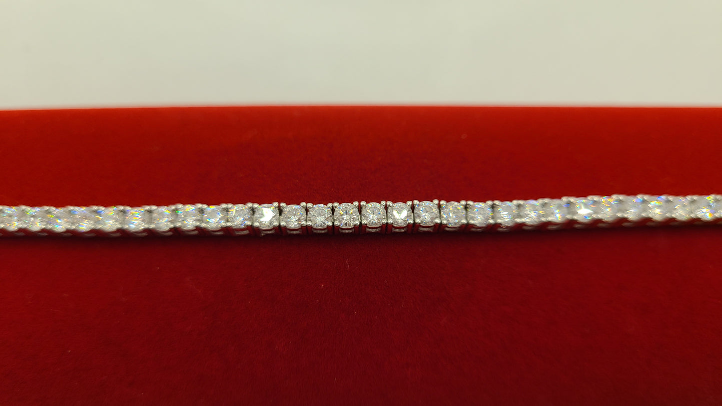 Sterling Silver Tennis Bracelet