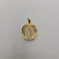 Gold pated versace design pendants