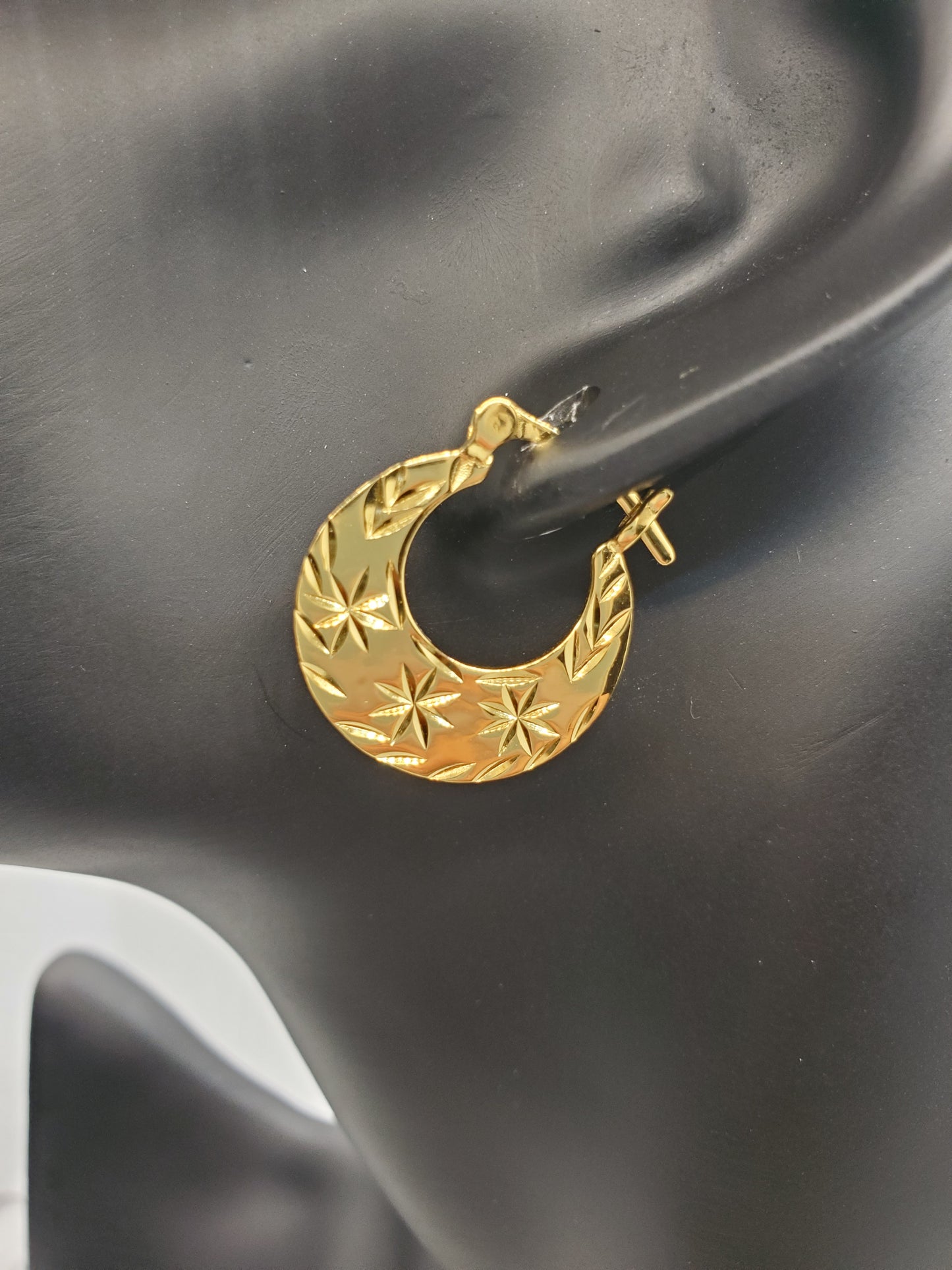 24k gold filled real silver modern nattiyan earrings