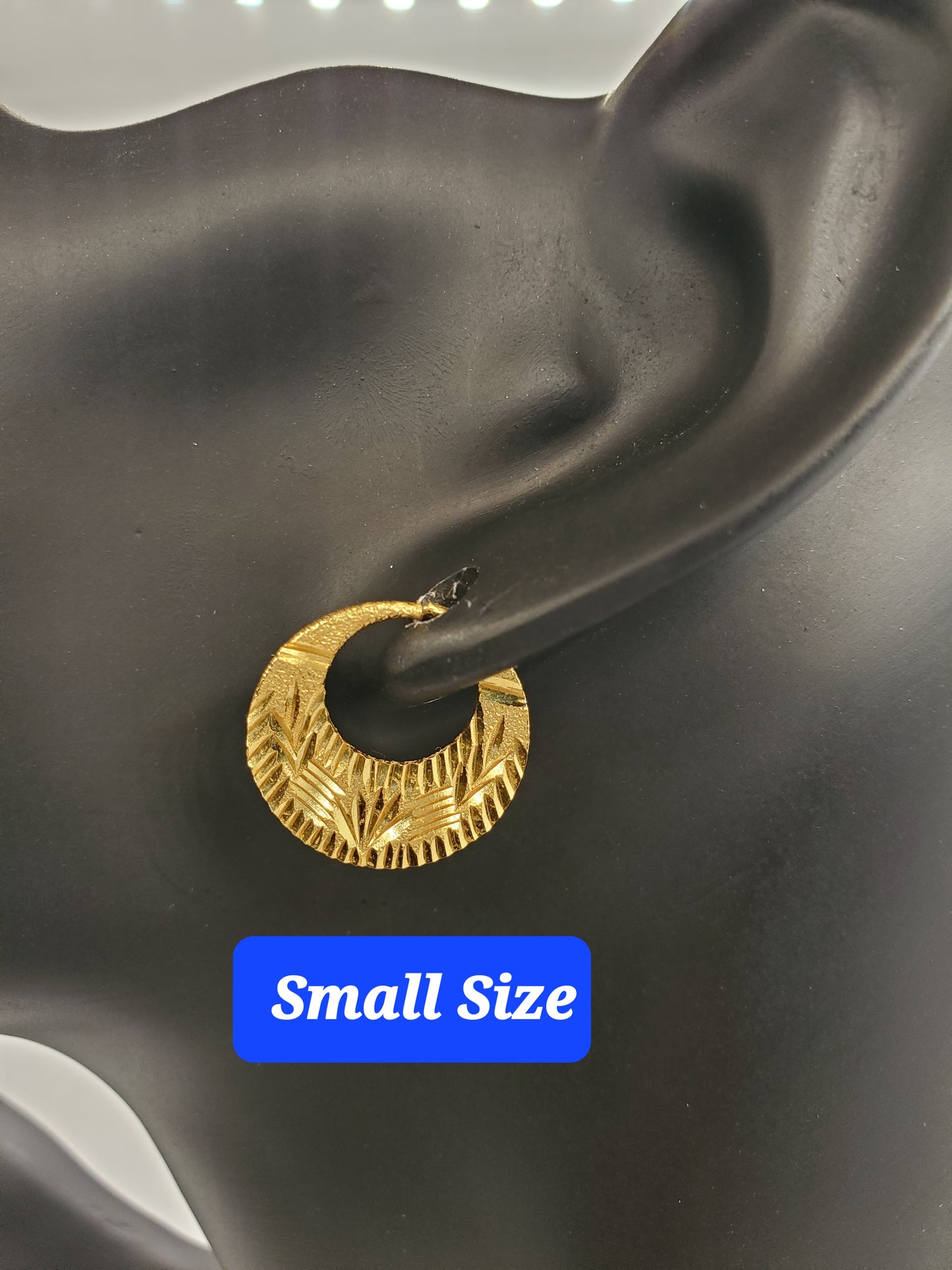 Real Silver 24k Gold Filled fashionable Nattiyan Earrings