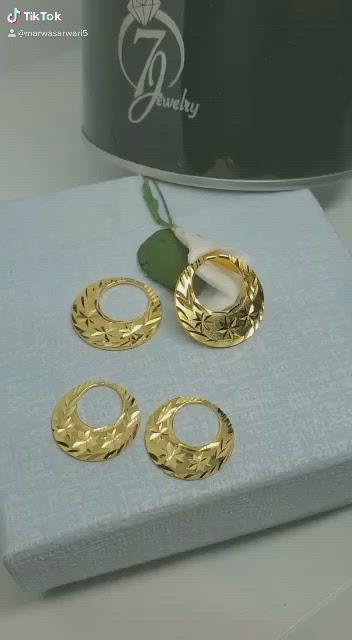 Classic Real Silver Gold Plated Nattiyan Earrrings
