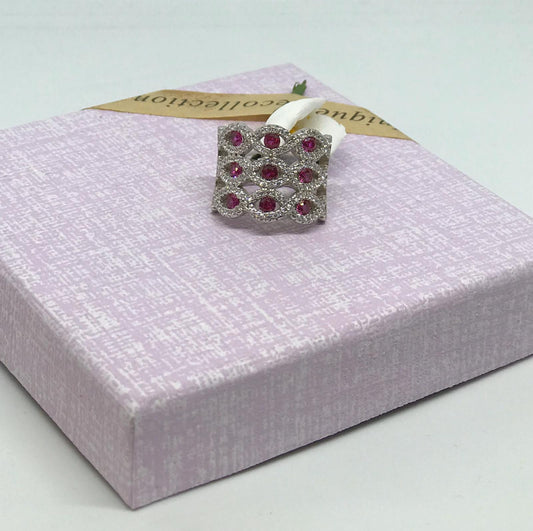 925 Ruby stone ring - 7Jewelry