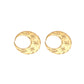 Classic Real Silver 18K PVD Gold Filled Nattiyan Earrings