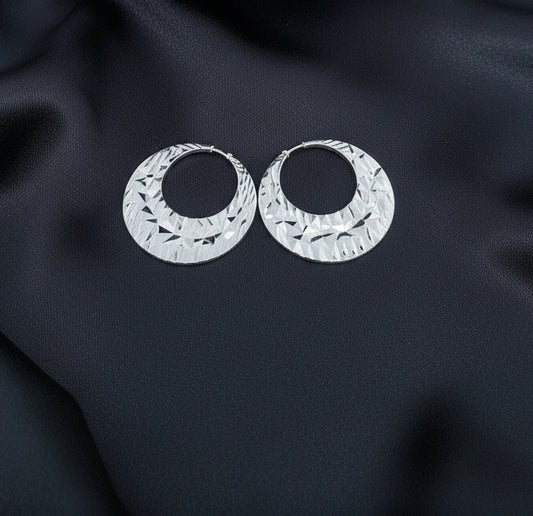 Silver Nattiyan Earrings - 7Jewelry