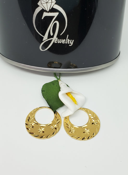 Classic Real Silver Gold Filled Nattiyan Earrings - 7Jewelry