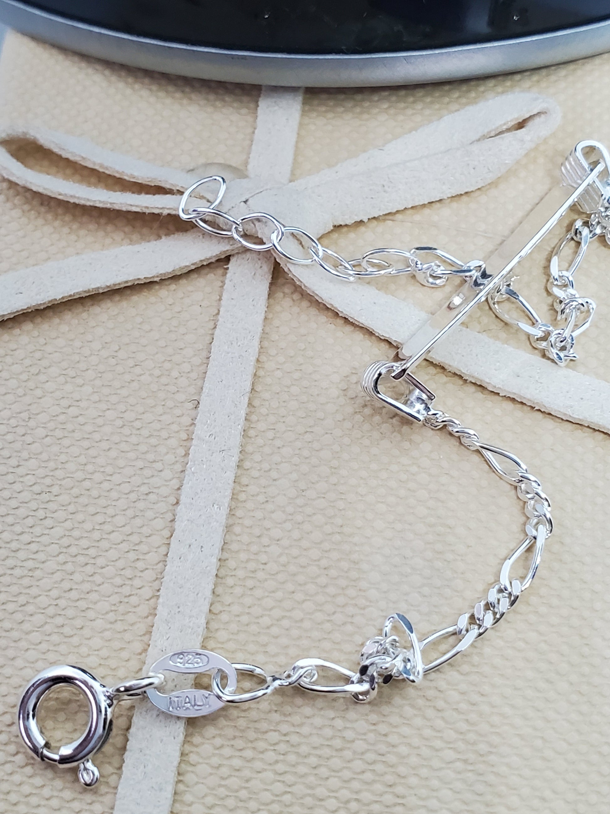 Baby Real Silver ID Bracelet - 7Jewelry