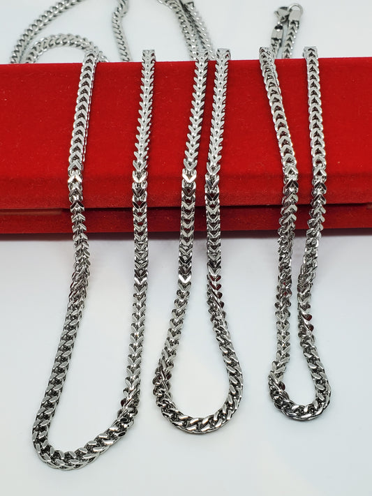 Stainless Steel Franco Unisex Chain