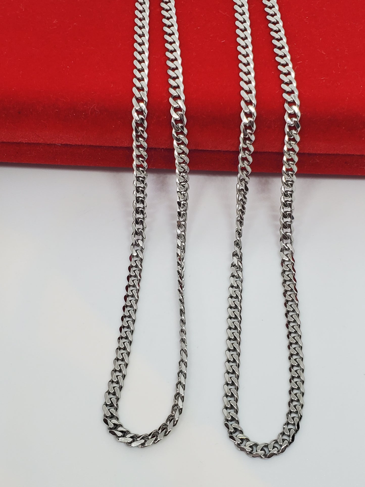 Stainless Steel Unisex cuban link chain