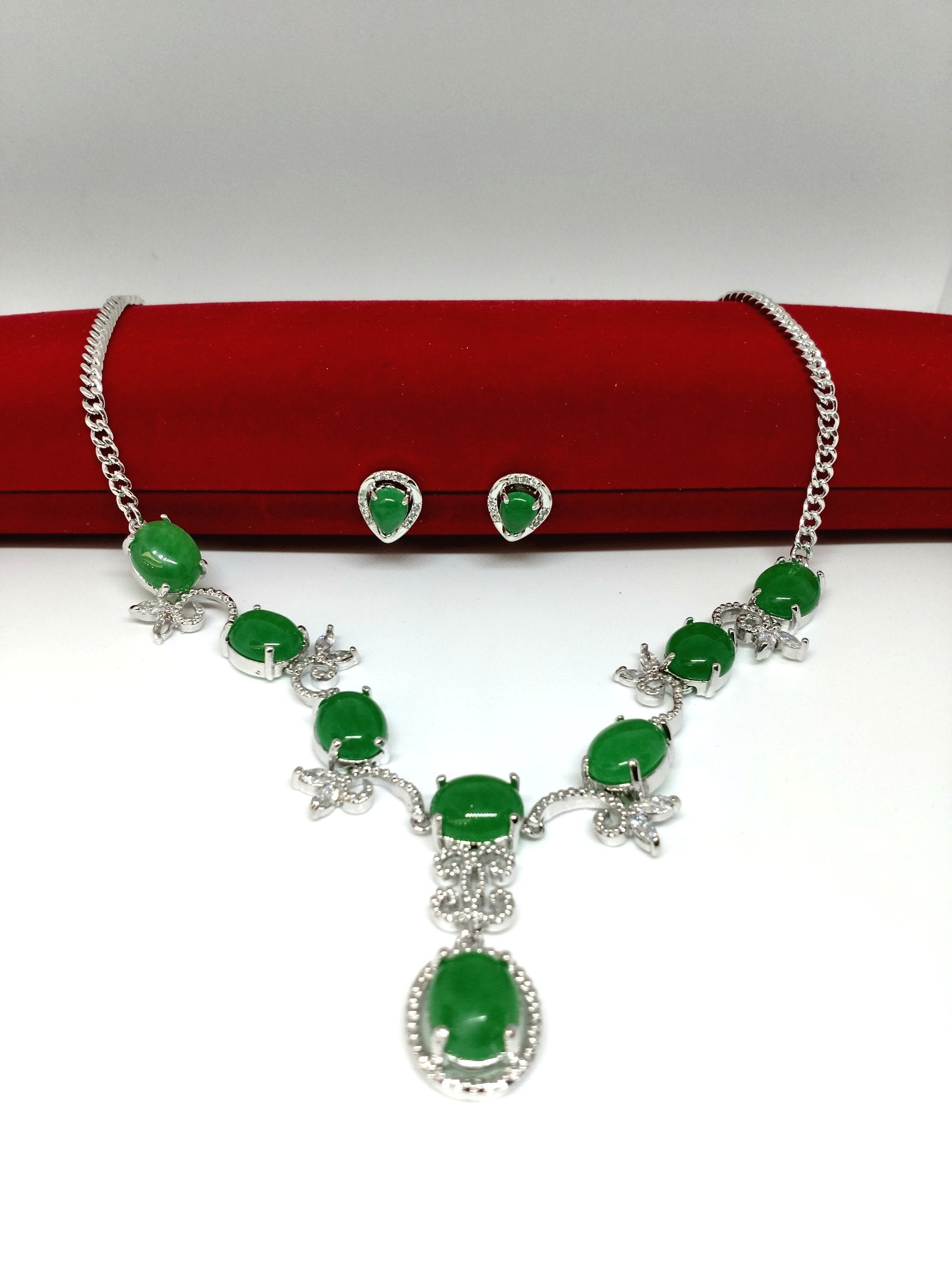 Jade jewelry deals set