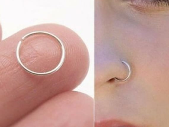 Plain nose rings