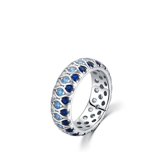 Bague à bande épaisse en argent sterling